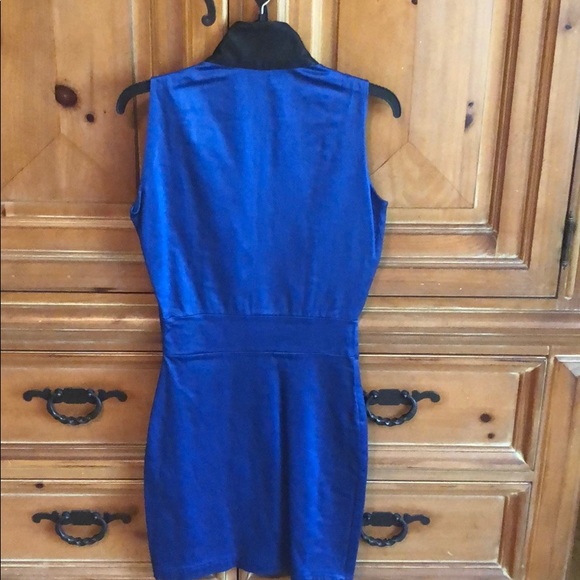 NWOT Capretta Leather Trim Dress - Picture 2 of 2